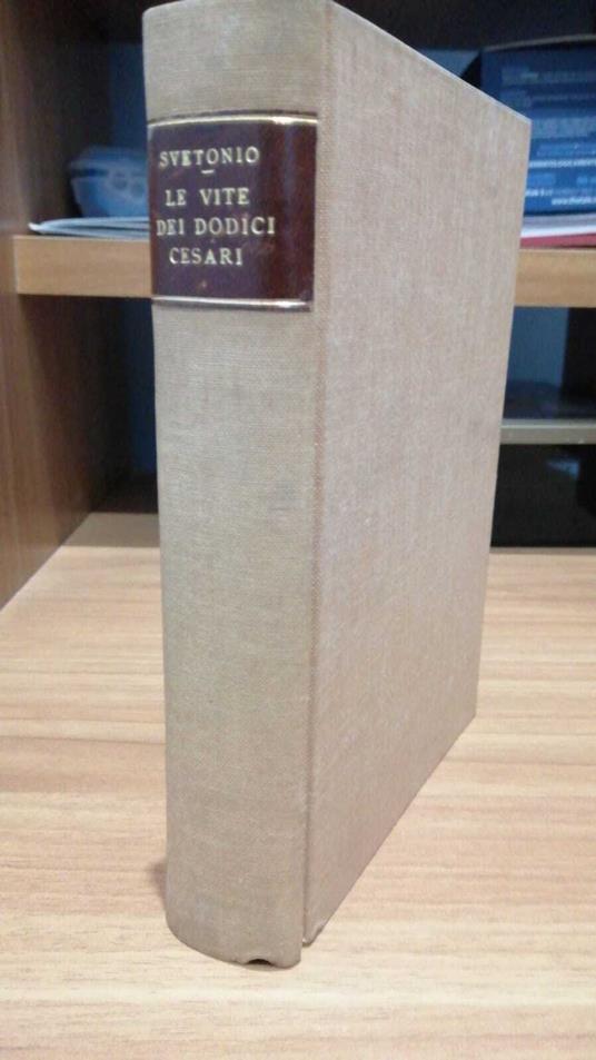 Le vite dei dodici Cesari - C. Tranquillo Svetonio - copertina