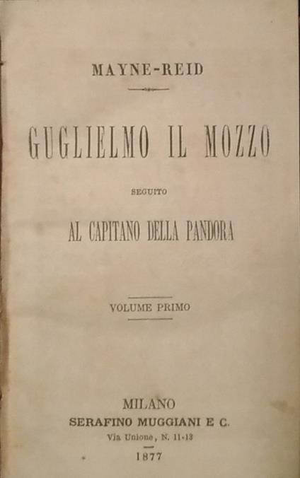 Guglielmo il mozzo - copertina