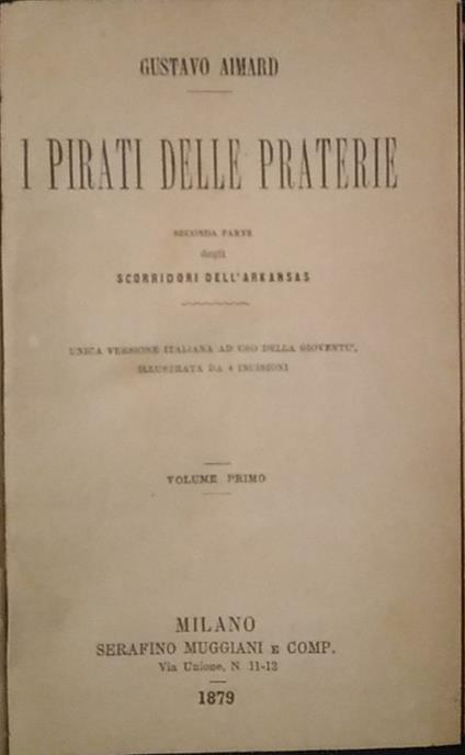 I pirati delle praterie - Gustave Aimard - copertina