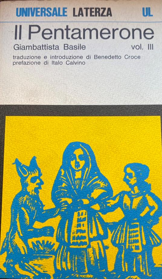 Il Pentamerone (volume III) - Giambattista Basile - copertina