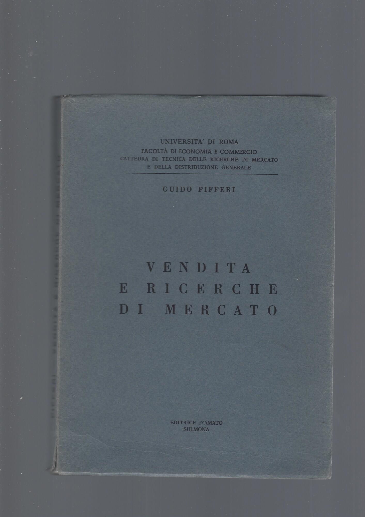 Vendita E Ricerche Di Mercato