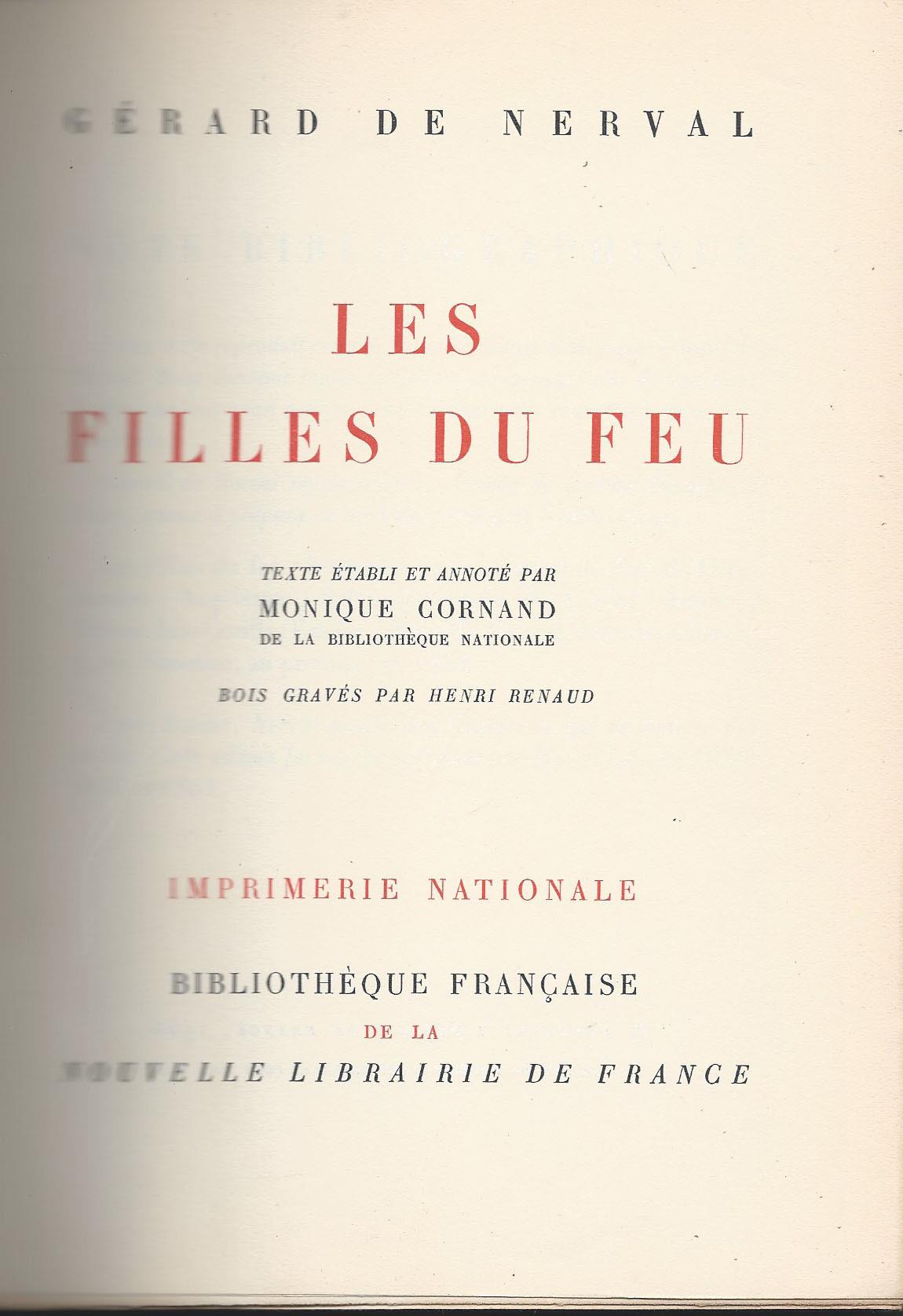 Les filles du feu