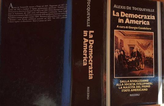 La democrazia in America - Alexis de Tocqueville - copertina