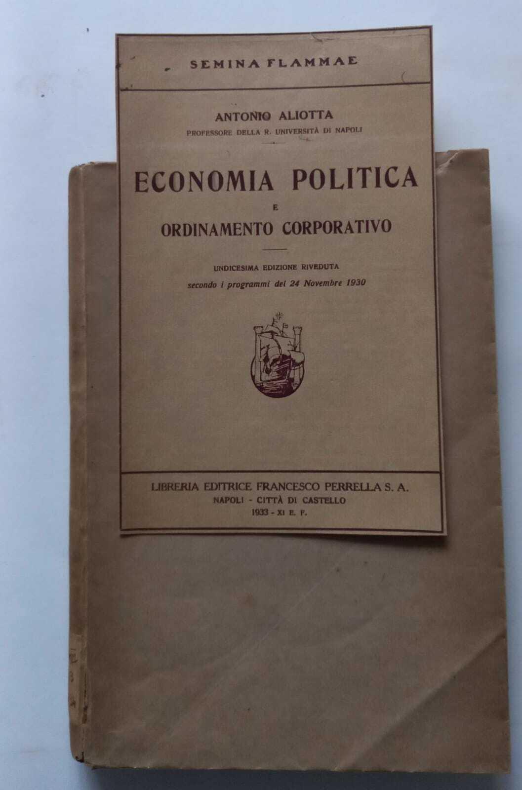 Economia politica e ordinamento corporativo
