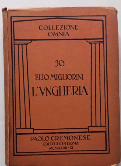 L' Ungheria - Elio Migliorini - copertina