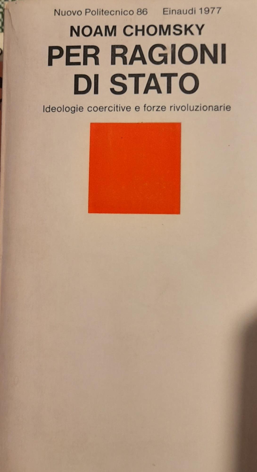 Per ragioni di Stato