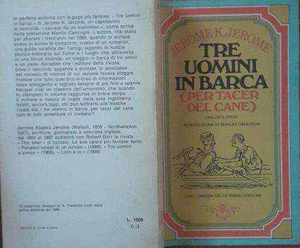 Tre uomini in barca - Jerome K. Jerome - copertina
