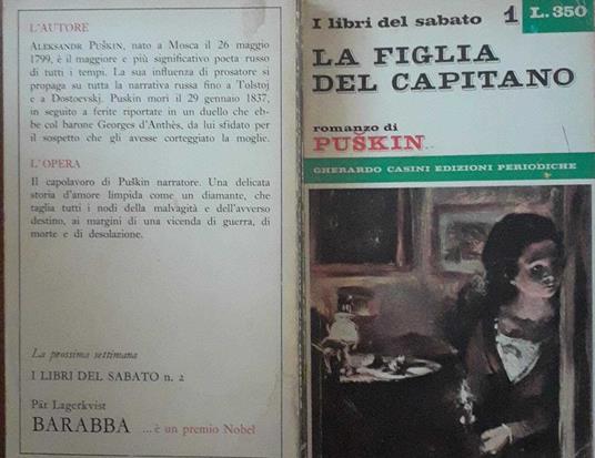La figlia del capitano - Aleksandr Puskin - copertina