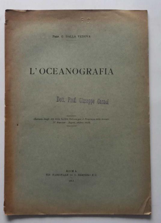 L' Oceanografia - copertina