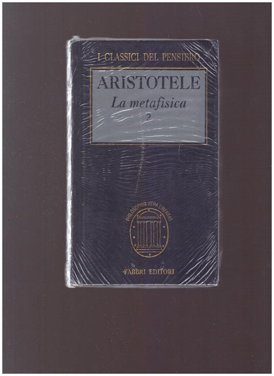 La Metafisica 2 - Aristotele - copertina