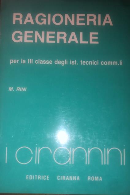 Ragioneria generale - copertina