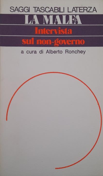 Intervista sul non-governo - Ugo La Malfa - copertina