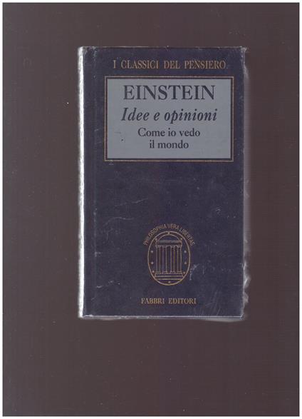 IDEE E OPINIONI Come io vedo il mondo - Feinstein - copertina
