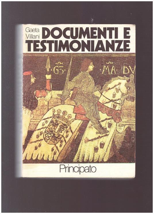 Documenti E Testimonianze 1 - copertina