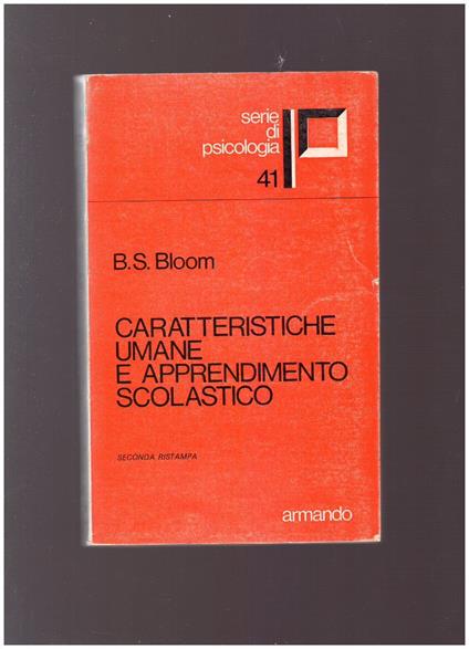 Caratteristiche Umane E Apprendimento Scolastico - copertina