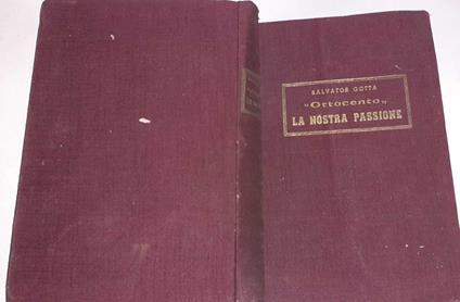 "Ottocento" La nostra passione - Salvatore Gotta - copertina