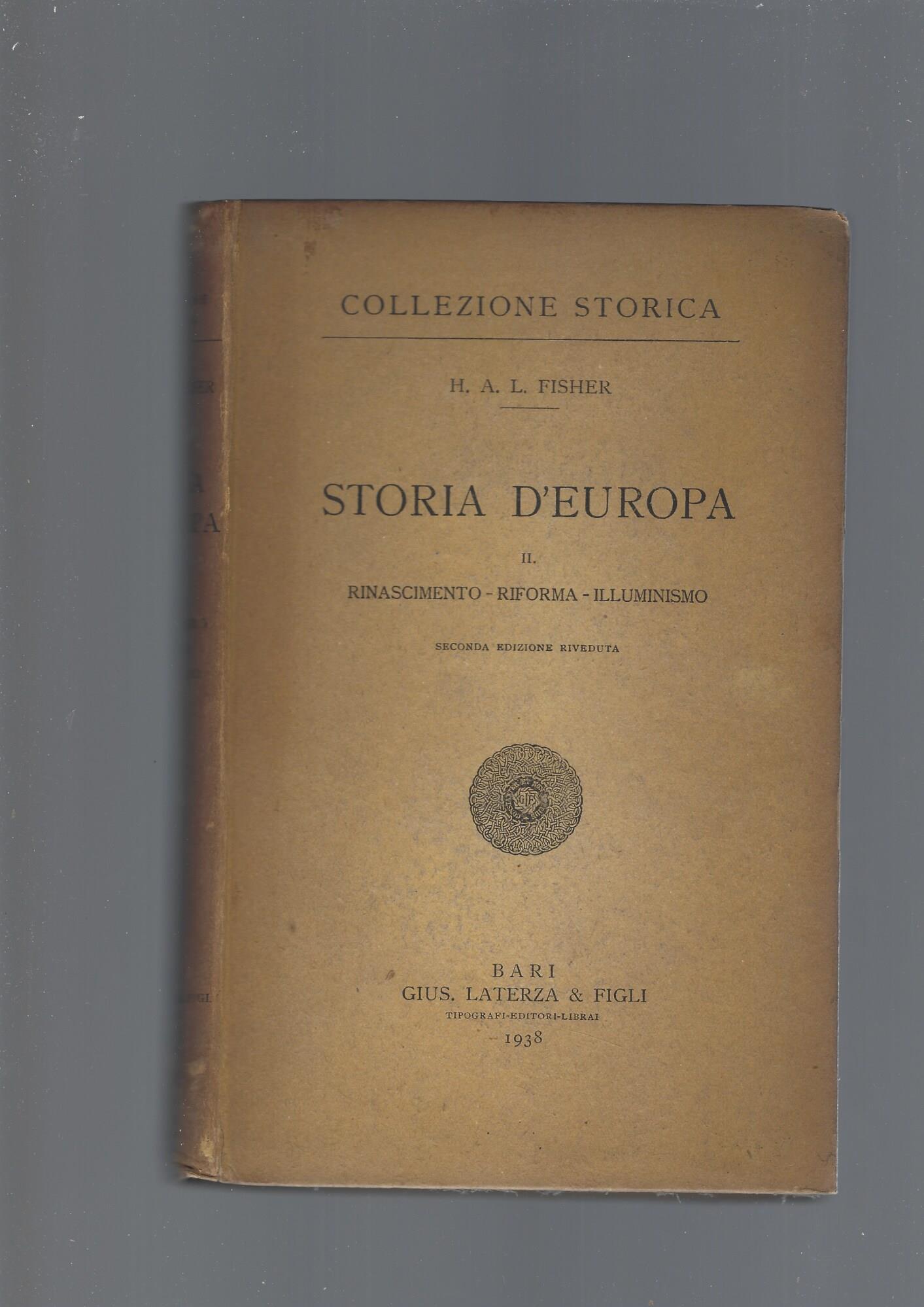 Storia D' Europa I, Ii, Iii