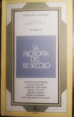 La filosofia del secolo XX, vol. VIII