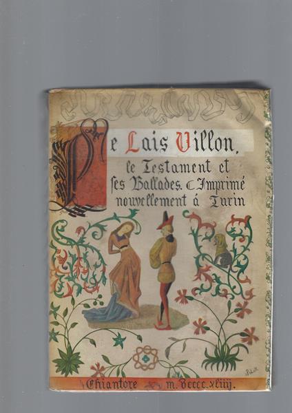 Lais - François Villon - copertina