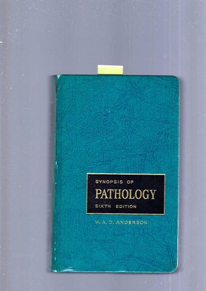 Synopsis Of Pathology - copertina