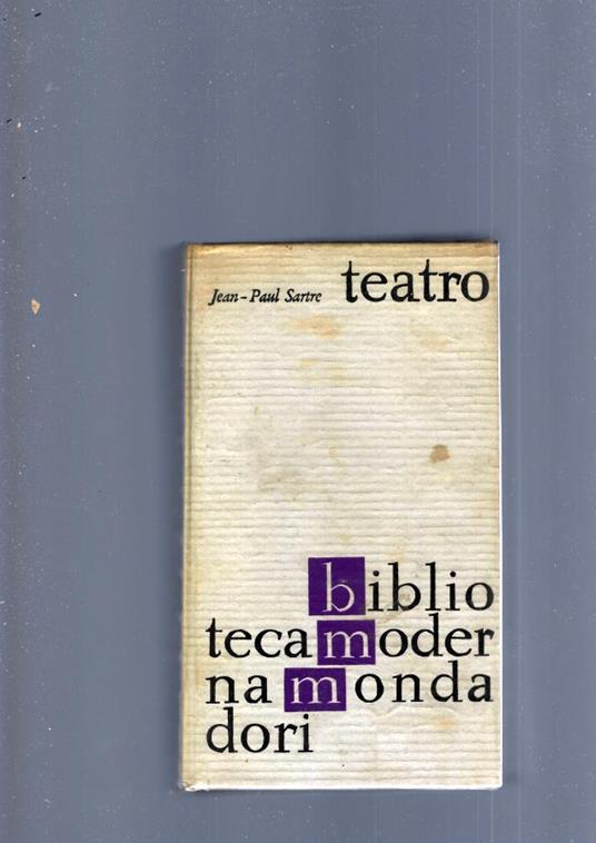 Teatro - Jean-Paul Sartre - copertina