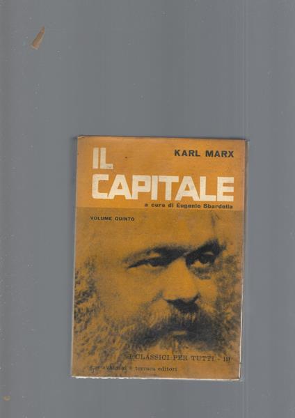 CAPITALE , vol. V - Karl Marx - copertina