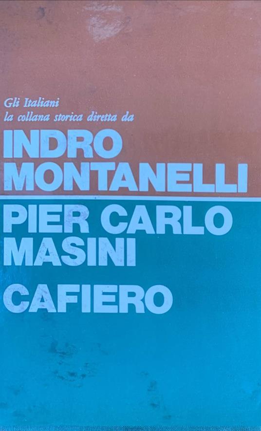 Cafiero - Pier Carlo Masini - copertina