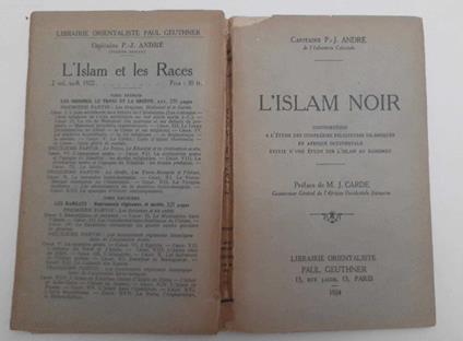 L' Islam noir - copertina