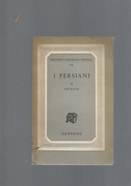 Persiani - Eschilo - copertina