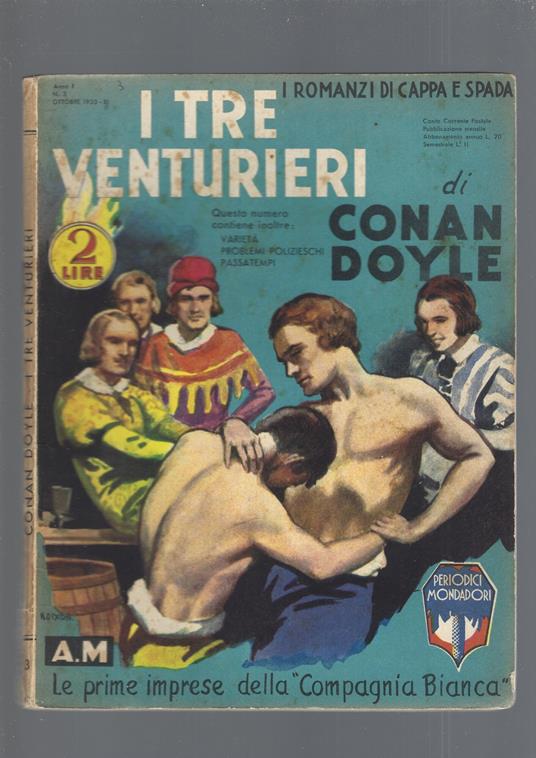 Tre Venturieri - Arthur Conan Doyle - copertina