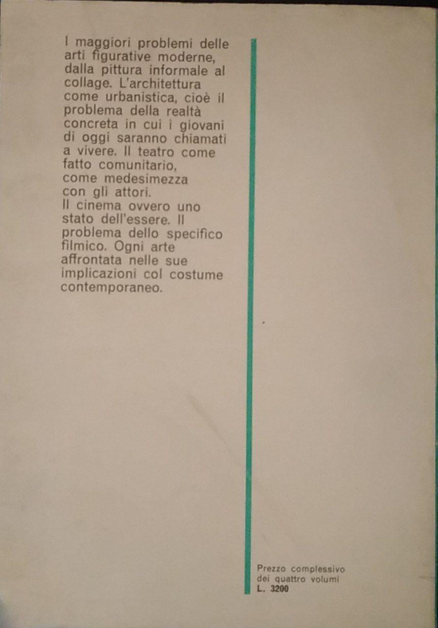 Gli incontri. Antologia italiana per il biennio delle scuole medie superiori. Le arti