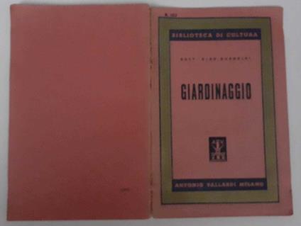 Giardinaggio - Gino Guerrini - copertina