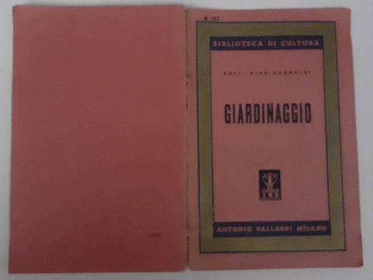 Giardinaggio - Gino Guerrini - copertina