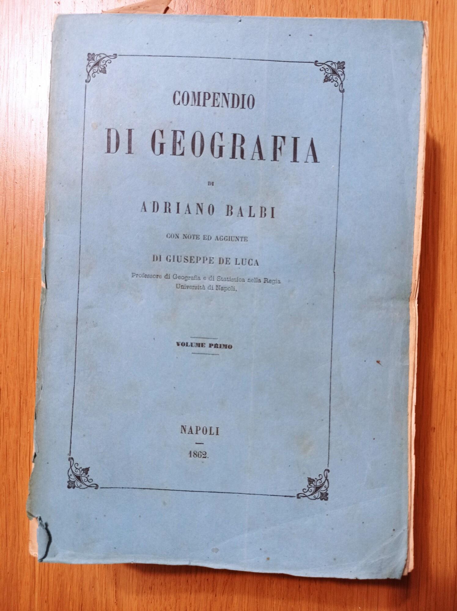 Compendio di Geografia (tre volumi)