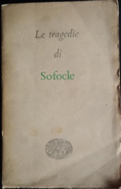 Le tragedie - Sofocle - copertina