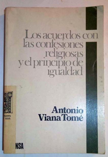 Los acuerdos con las confesiones religiosas y el principio de igualdad - copertina