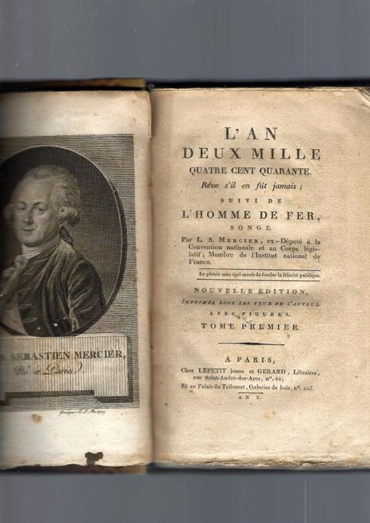 L' An Deux Mille, Quatre Cent Quarante - Louis-Sebastien Mercier - copertina