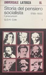 Storia del pensiero socialista: i precursori. 1789-1850