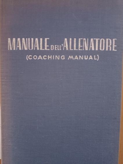 Manuale dell'allenatore - copertina