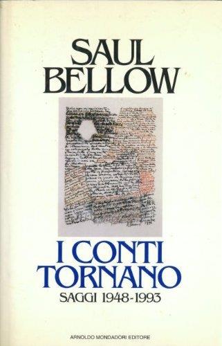I conti tornano - Saul Bellow - copertina