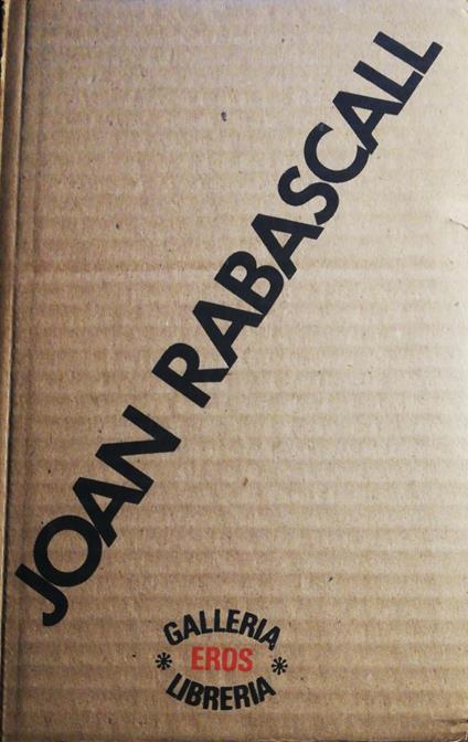 Joan Rabascall - copertina