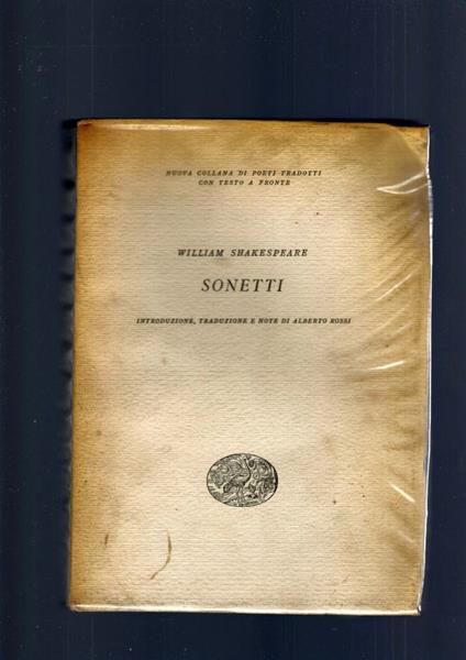 Sonetti - William Shakespeare - copertina