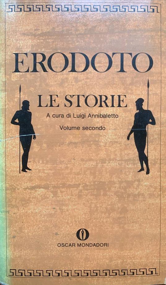Le storie. Volume secondo - Erodoto - copertina