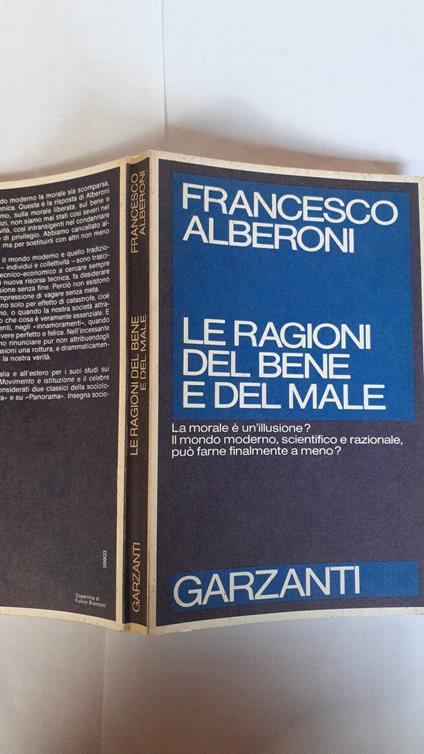 Le ragioni del bene e del male - Francesco Alberoni - copertina