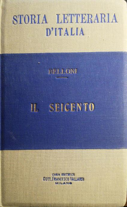 Il seicento - copertina