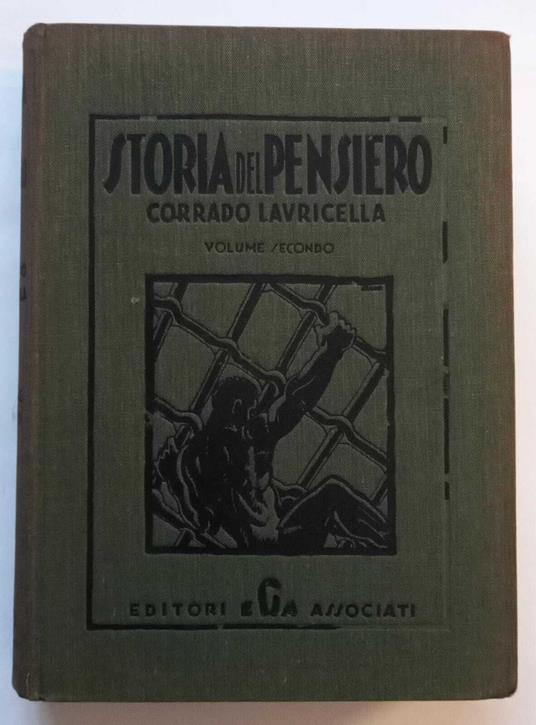 Storia del pensiero. Volume secondo - copertina