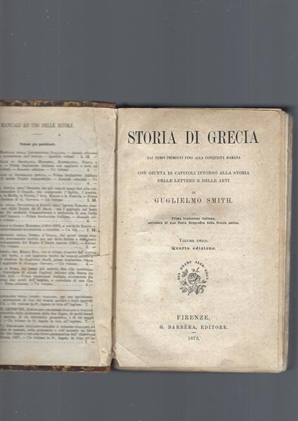 Storia Di Grecia - copertina