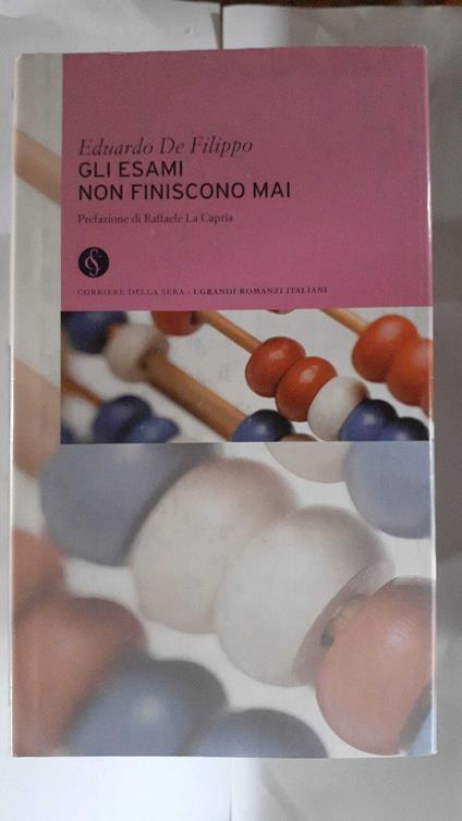 Gli esami non finiscono mai - Eduardo De Filippo - copertina