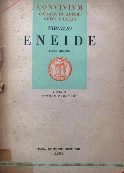 Eneide. Libro quarto - Virgilio - copertina