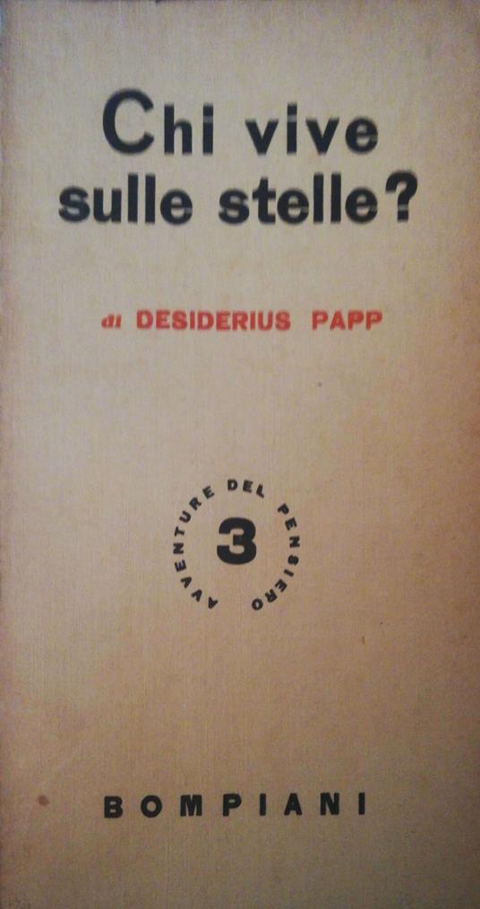 Chi vive sulle stelle? - Desiderius Papp - copertina